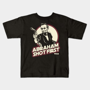 Love death & robots - Abraham Lincoln Shot First Kids T-Shirt